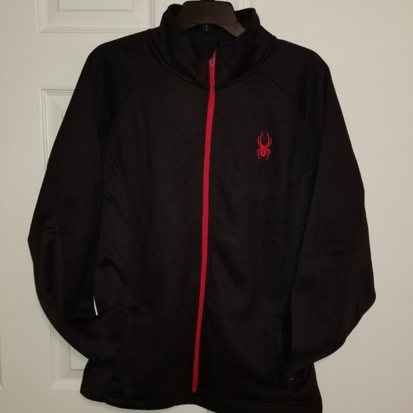 SPYDER 🕷️ Woven Sweater Knit Jacket - Picture 3 of 7